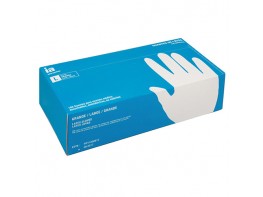 Imagen del producto Interapothek guantes de látex empolvados talla L 100uds