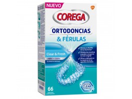 Imagen del producto Corega Ortodoncias y Férulas tabletas limpiadoras para férulas 66tabs