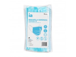 Imagen del producto Interapothek mascarillas quirúrgicas IIR azules 10uds