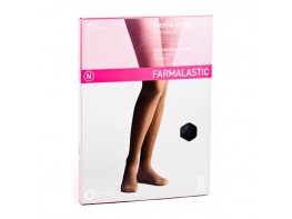 Imagen del producto Farmalastic Media Larga con Blonda Normal talla EG negro