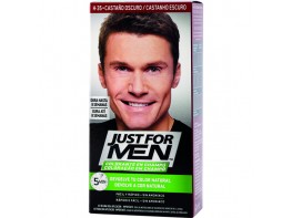 Imagen del producto Just for men colorante en champú castaño oscuro