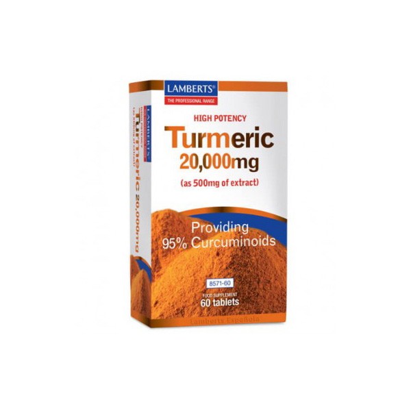 Imagen de Lamberts cúrcuma 20000mg 60tab 8571