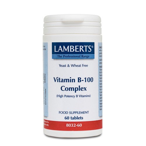 Imagen de VITAMIN B100 COMPLEX 60TAB 8032 LAMBERTS