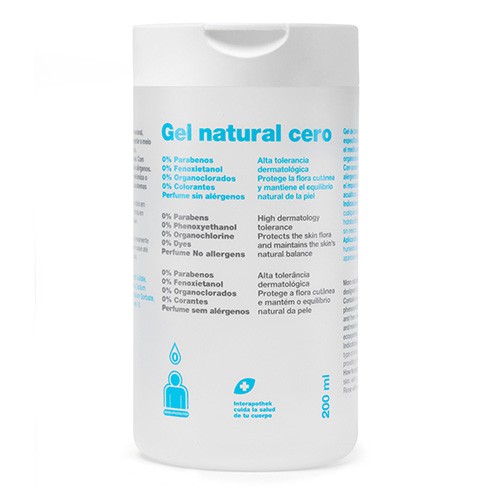Imagen de Interapothek gel de baño natural cero 200ml