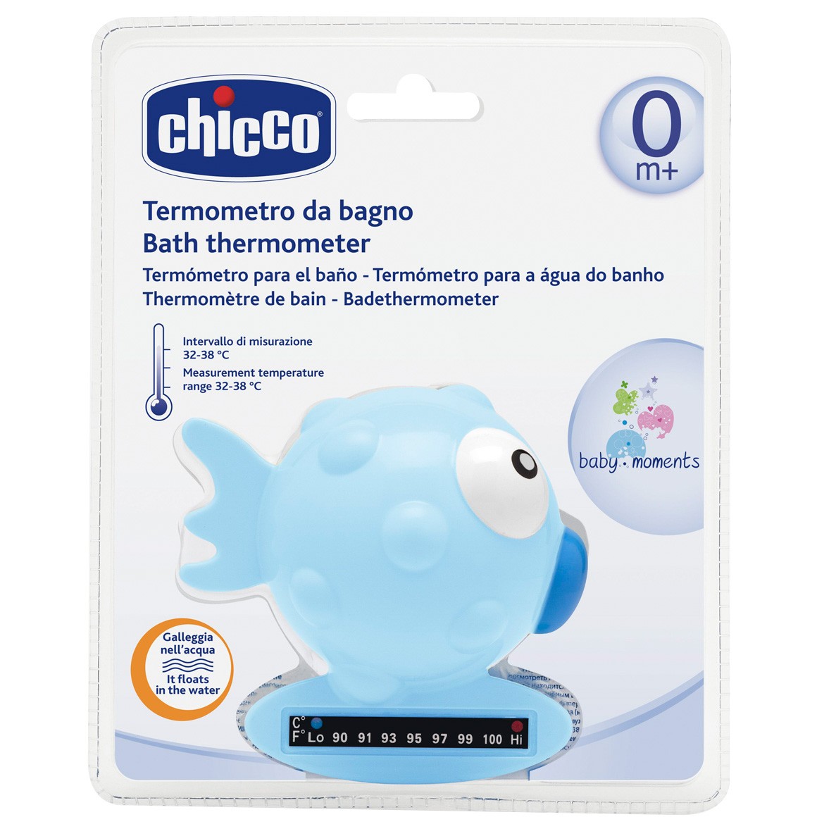 Imagen de Chicco Termómetro pez azul