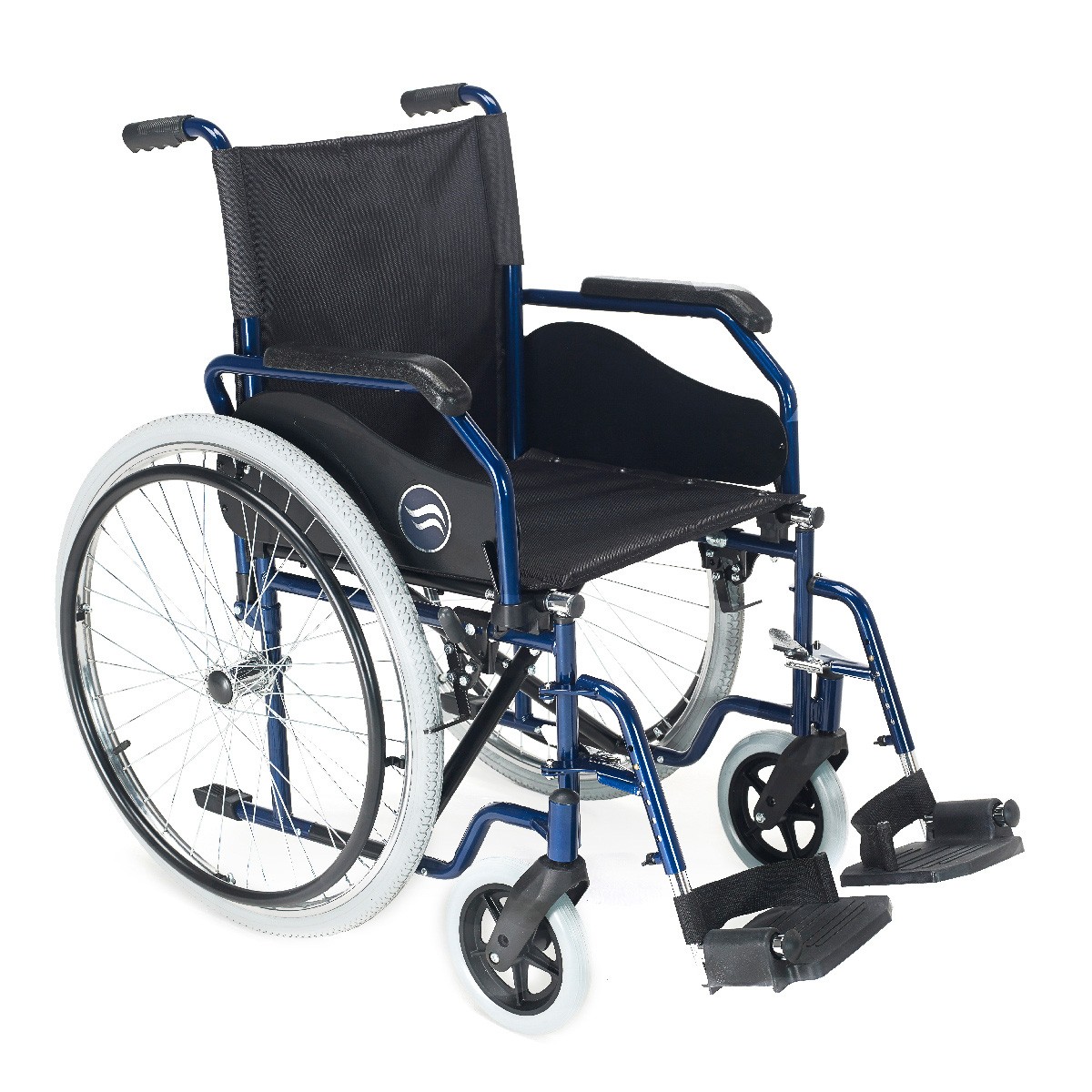 Imagen de Sunrise Medical Silla Breezy 90 Ruedas Sólidas 24 Azul 42cm