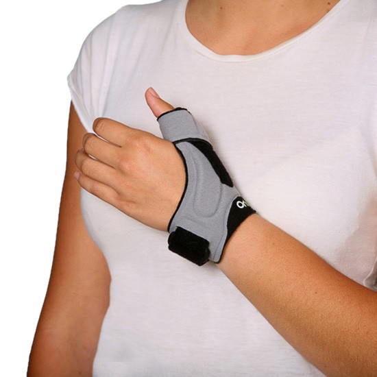 Imagen de Emo muñequera Rizogrip gris talla S MQ705