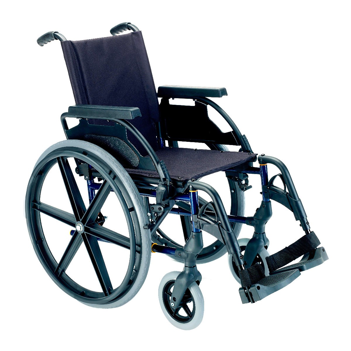 Imagen de Sunrise Medical Silla Premium Ruedas Sólidas 24 Azul