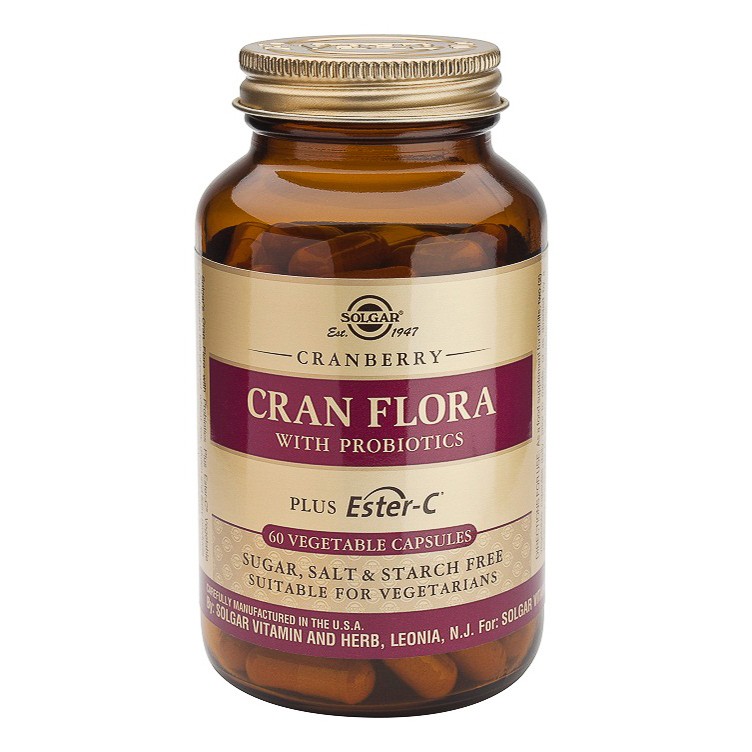 Imagen de Solgar cran flora 60 cápsulas