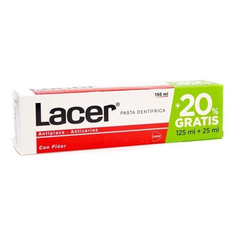 Imagen de Lacer Pasta 125ml +20% GRATIS