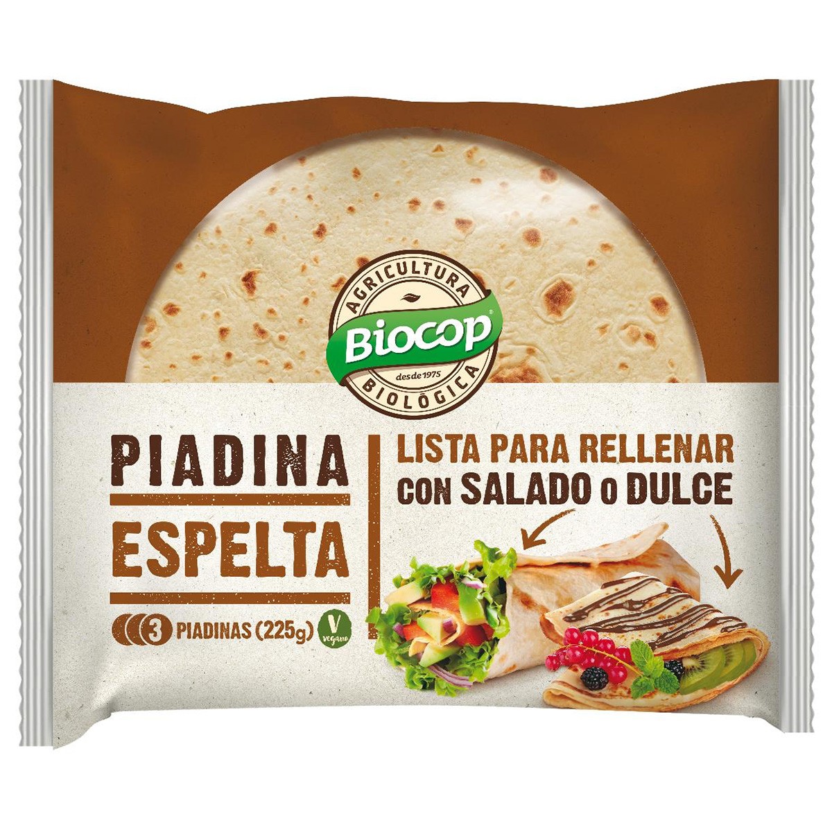Imagen de Biocop piadina espelta 225 gramos