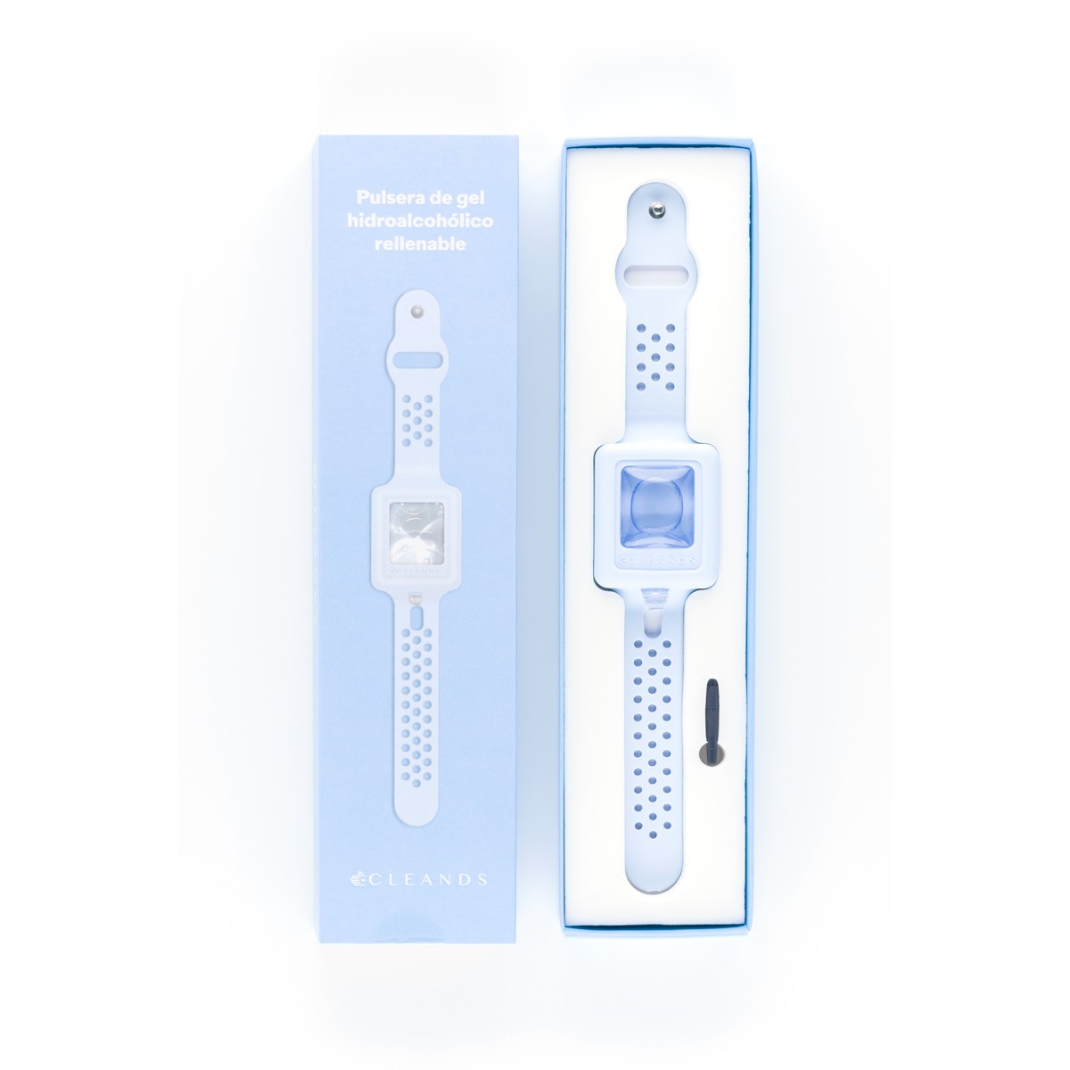 Imagen de Pulsera gel hidroalcoholico azul