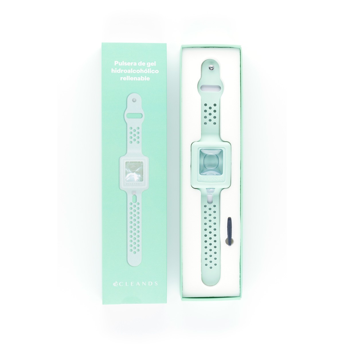 Imagen de Pulsera gel hidroalcoholico verde