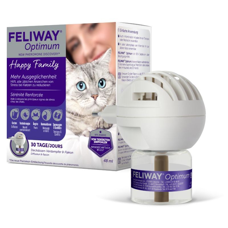 Imagen de Ceva Feliway optimum difusor + recambio 48ml