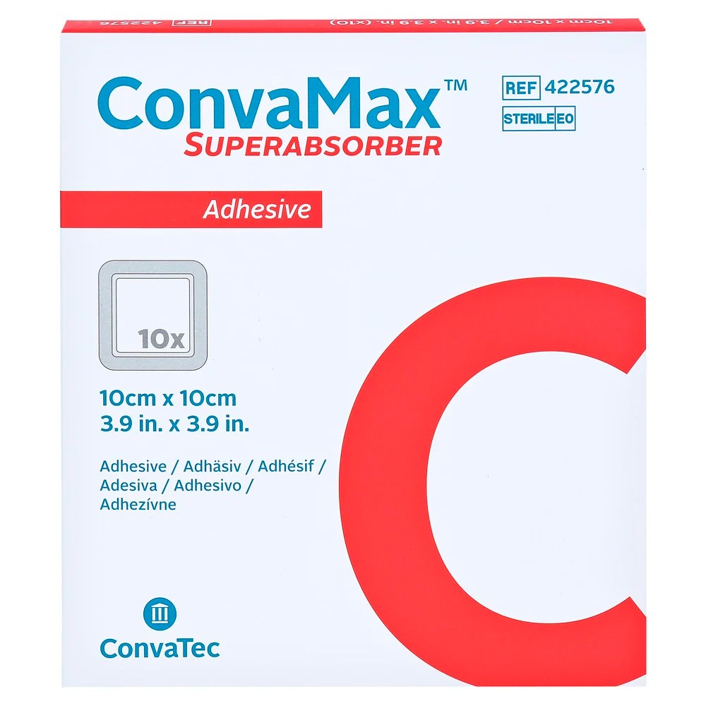 Imagen de Convamax Superabsorber 10x10cm adhesivo