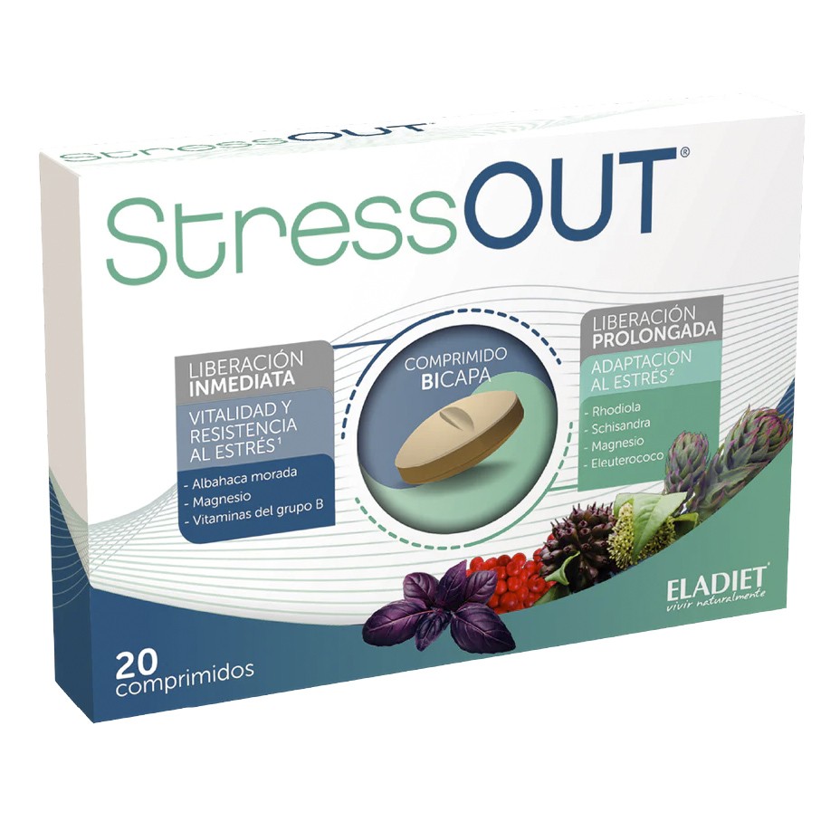 Imagen de  Stress out 20 comp eladiet