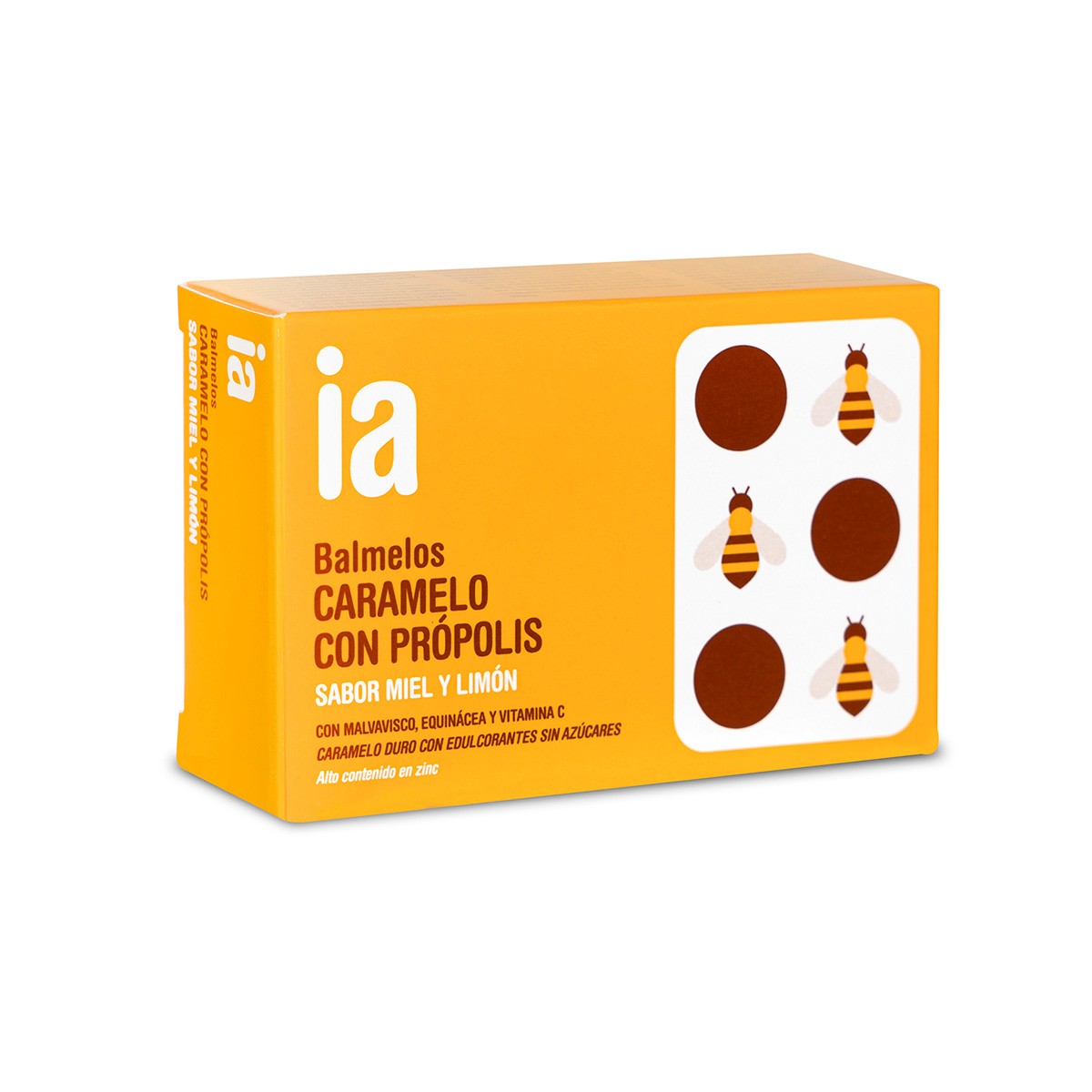 Imagen de Balmelos miel própolis en pastillas sin azúcar