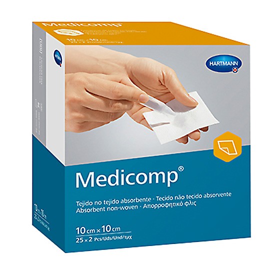 Imagen de Medicomp gasa estéril 10x10cm 50u