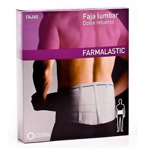 Imagen de Farmalastic faja lumbar reforzada talla p/m