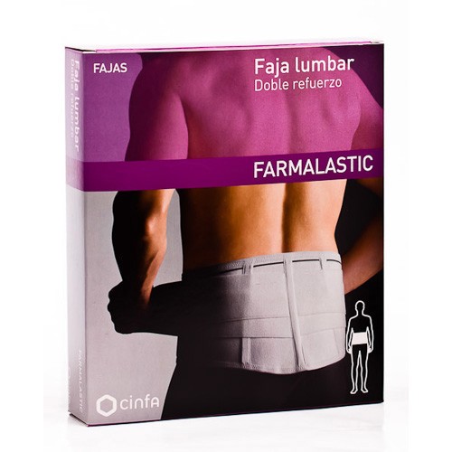 Imagen de Farmalastic faja lumbar reforzada talla g/eg