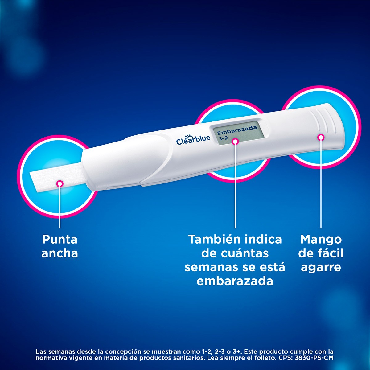 Imagen de Clearblue Test Embarazo Digital con Indicador de Concepción