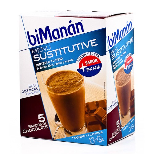 Imagen de BIMANAN BATIDO CHOCOLATE 250GRX5UDS