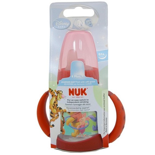 Imagen de Nuk FirstChoice Entrena Winnie the Pooh biberón de silicona de 150ml 1u