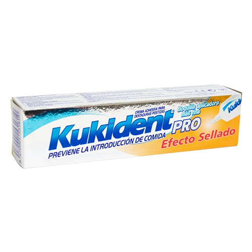 Imagen de Kukident Pro Plus barrera anti-comida sin sabor 40g