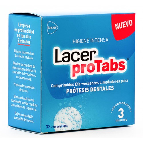 Imagen de Lacer Protabs. Limp. Prótesis dental 32c