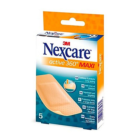 Imagen de Nexcare Flexible Foam Maxi Active apósitos en tiras 5u