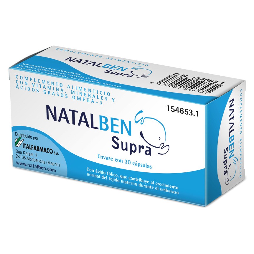 Imagen de Natalben supra 30 cápsulas