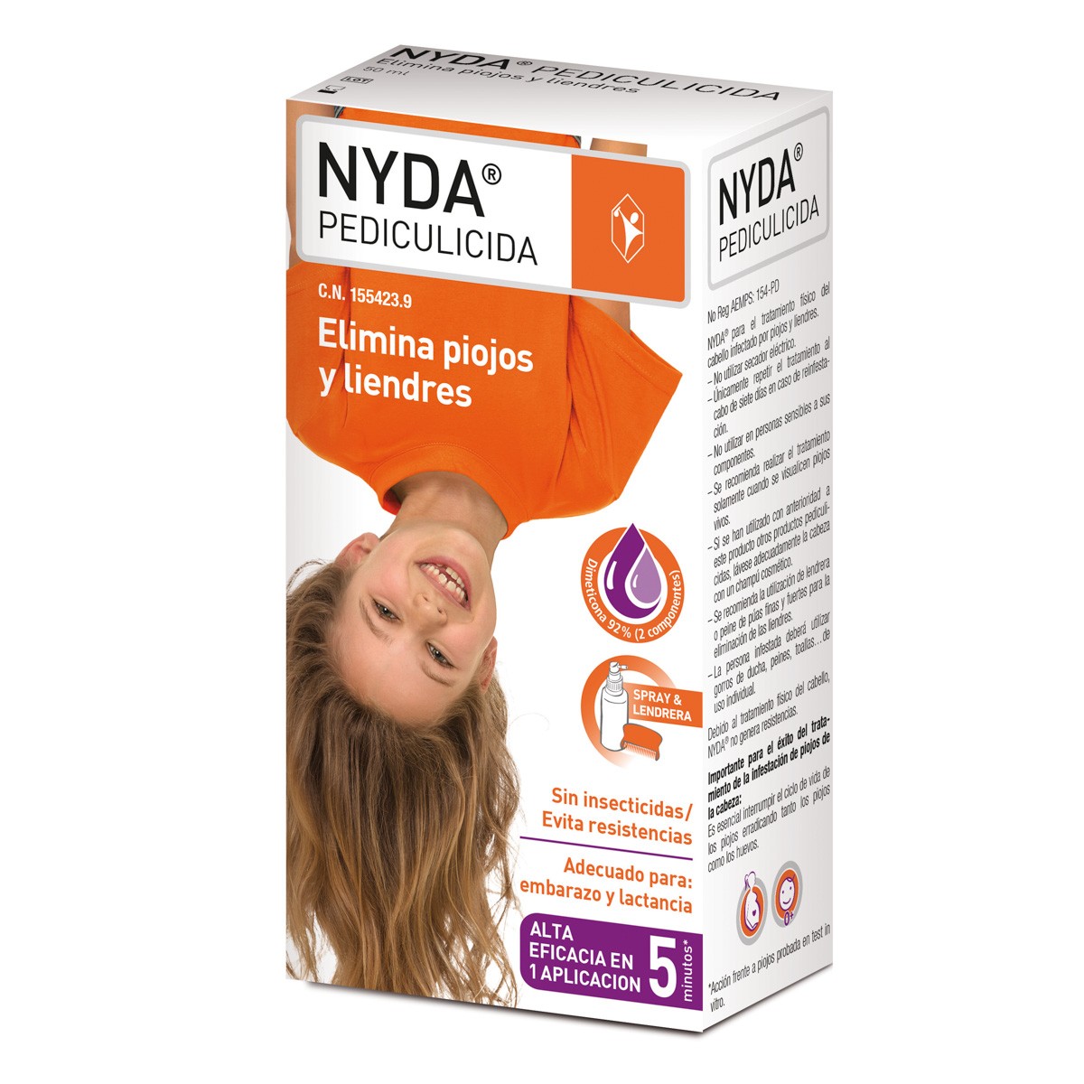 Imagen de Nyda Pediculicida Pulverizador 50ml