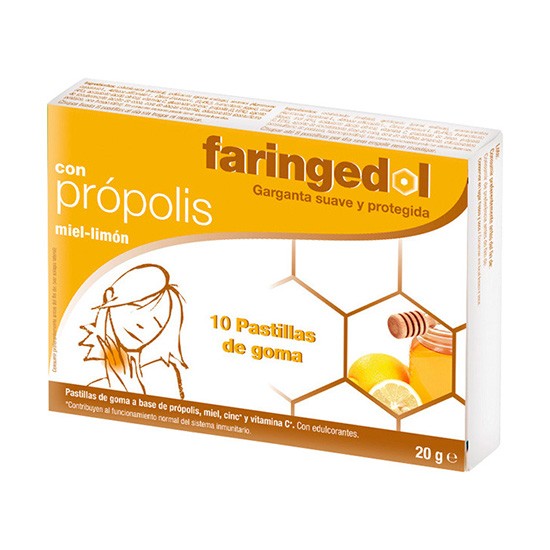 Imagen de FARINGEDOL MIEL 20 PASTILLAS