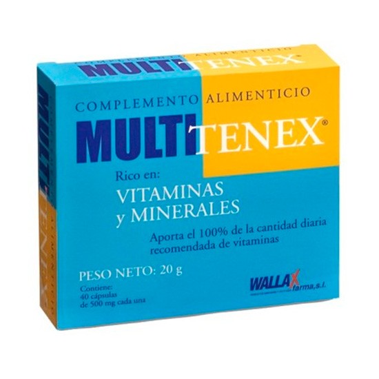 Imagen de Wallas Multitenex 40 cápsulas 500mg