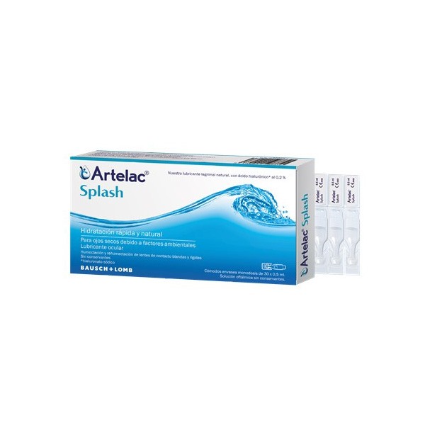 Imagen de Artelac Splash colirio ojo seco 30 monodosis 10x0,5ml