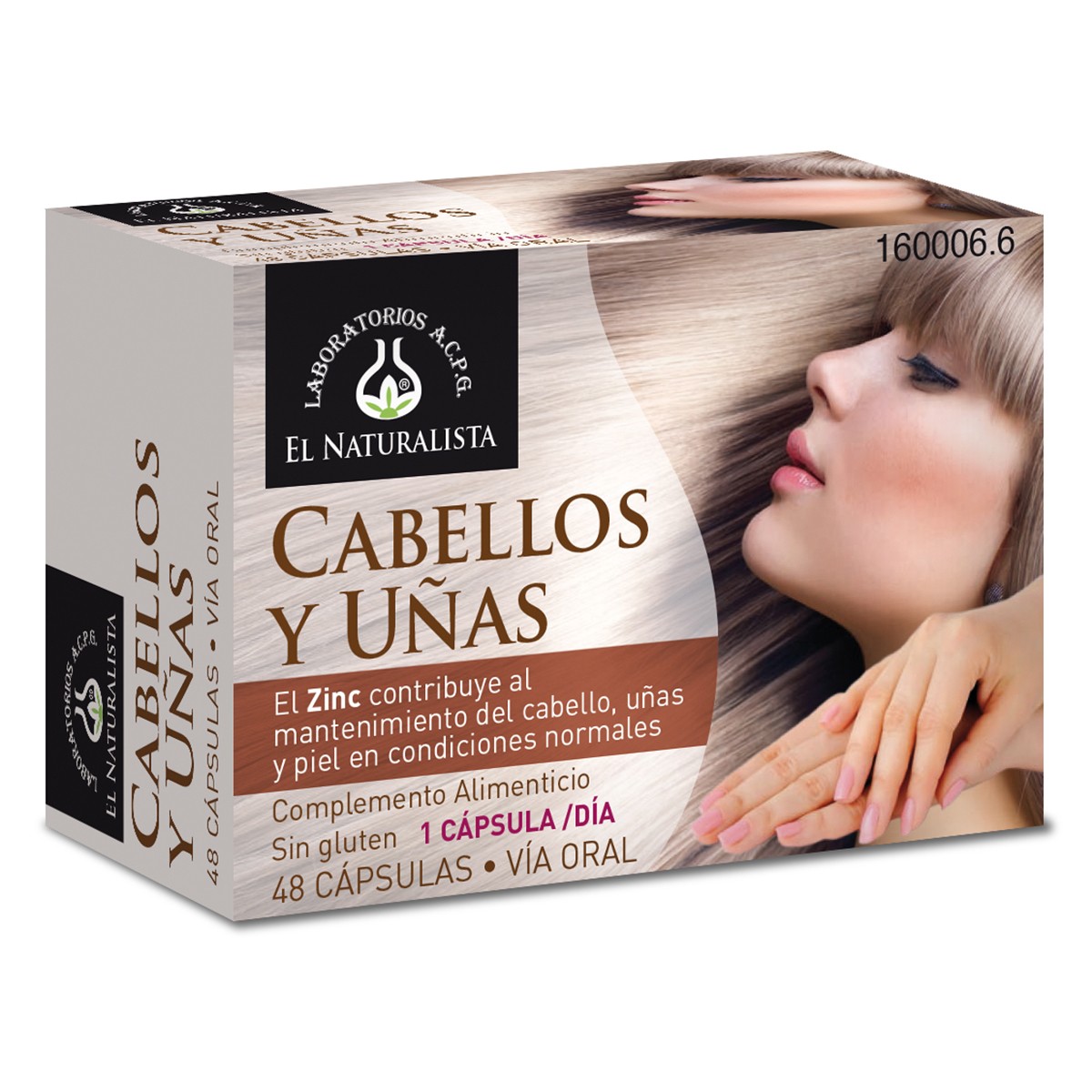 Imagen de EL NATURALISTA CABELLO Y UÑAS 48 CAPS