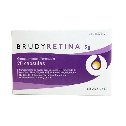 Imagen de BRUDY RETINA 1,5GR. 90 CAPSULAS GELATINA
