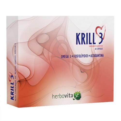 Imagen de KRILL 3 60 PERLAS              HERBOVITA
