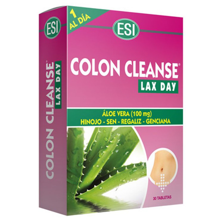 Imagen de Trepatdiet aloe colon clean laxday 30 tabletas