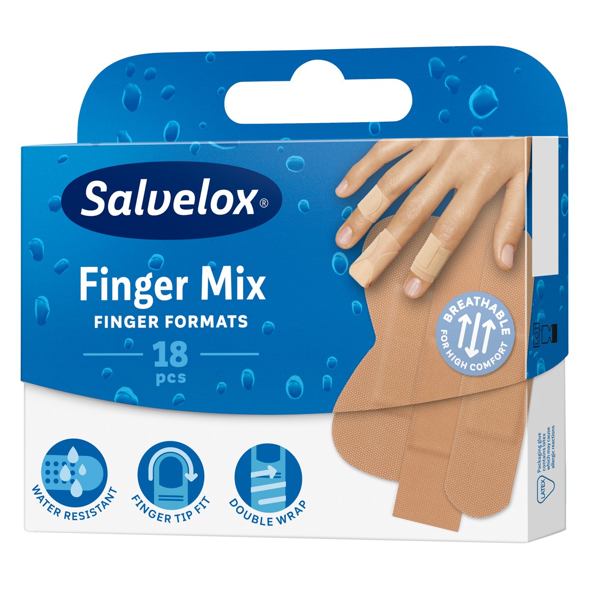 Imagen de SALVELOX APOSITO ADHES FINGER MIXED 18U.