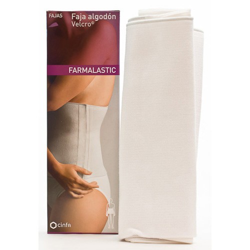 Imagen de Farmalastic faja velcro blanca talla 3