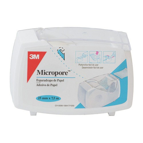 Imagen de ESPARADRAPO MICROPORE BLANCO 7,5X2,5 POR