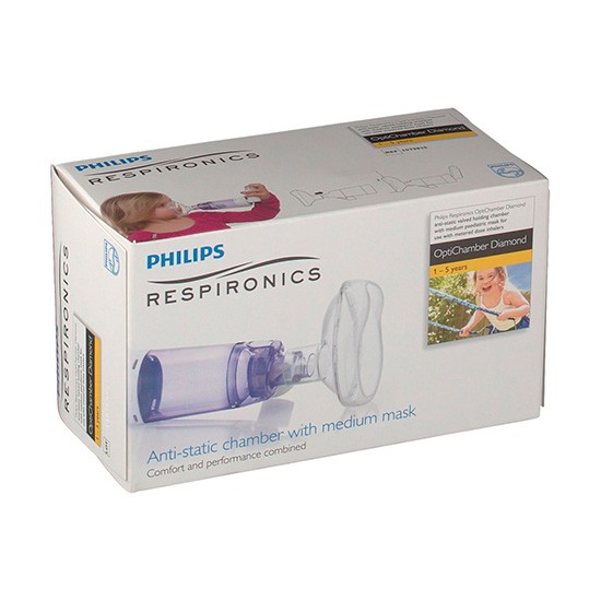 Imagen de Optichamber diamond cámara con mascarilla infantil