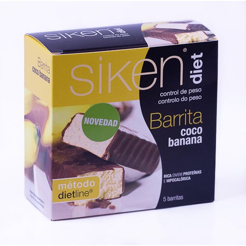 Imagen de SIKENDIET BARRITA COCO/BANANA 5 UDS