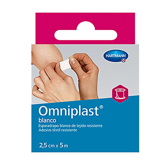 Imagen de Omniplast tela blanco 5x2,5cm