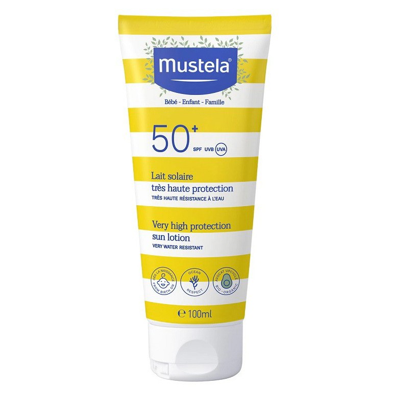 Imagen de Mustela leche solar alta protección SPF50+ 100ml