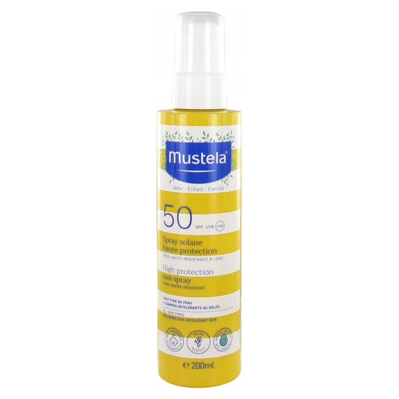 Imagen de Mustela spray alta protección spf50 200ml