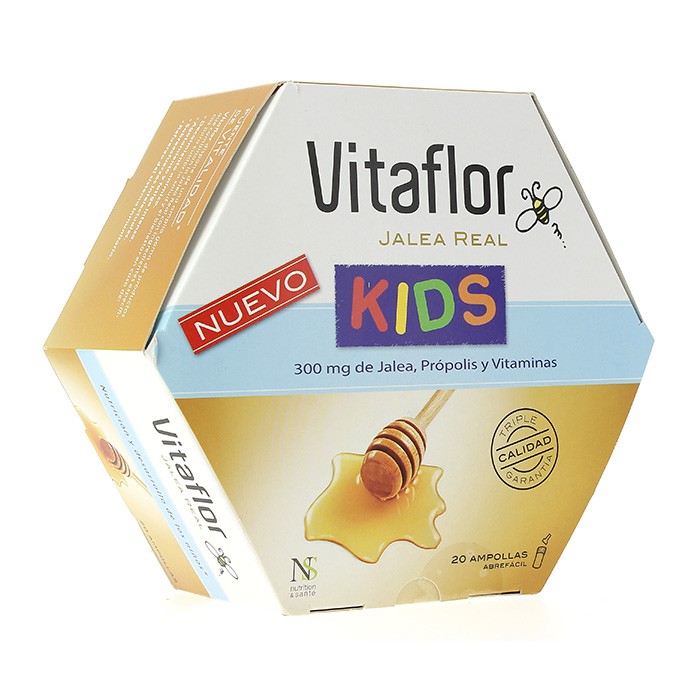 Imagen de Vitaflor Kids Jalea Real ampolla bebible 20 viales