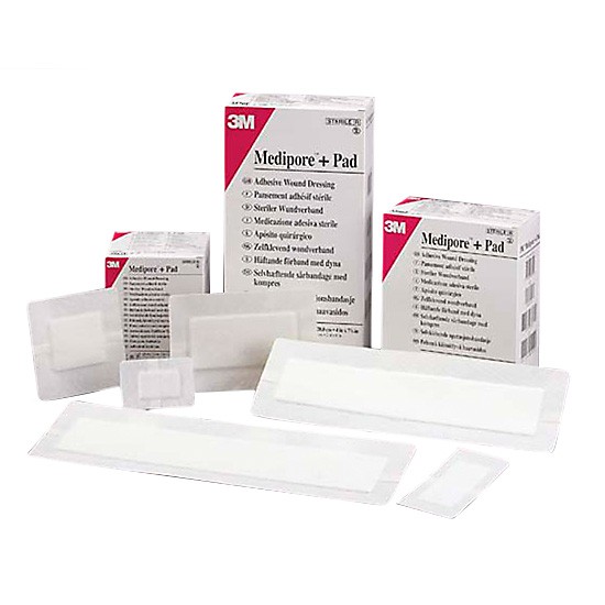 Imagen de Medipore+pad 5 cm x 7,2 cm 10 apositos