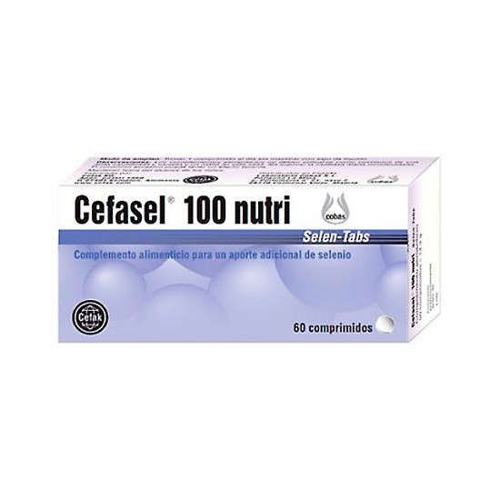 Imagen de CEFASEL 100 NUTRI 60 COMPRIMIDOS